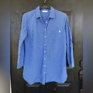 VS | Blue Plaid Sleep Shirt Dress